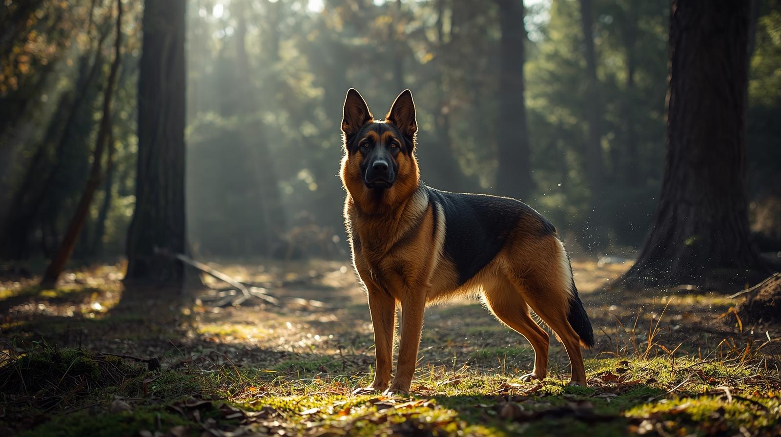 Un perro viejo descansando al sol.