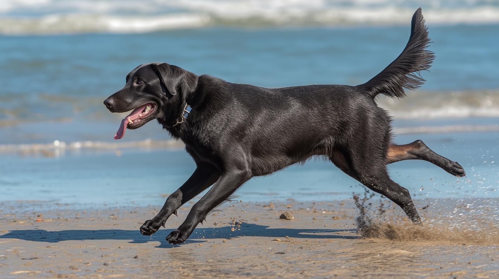 Un perro pequeño y enérgico en un parque.